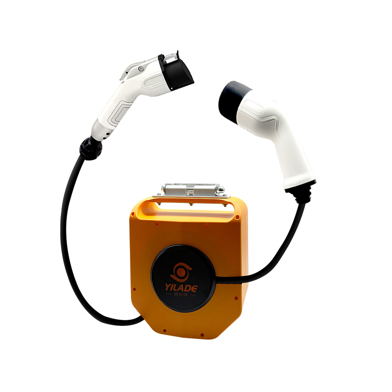 Retractable Charge Cable Type 2 to Type 1 3.5KW to 7KW Electric Car Charging Cable Reel