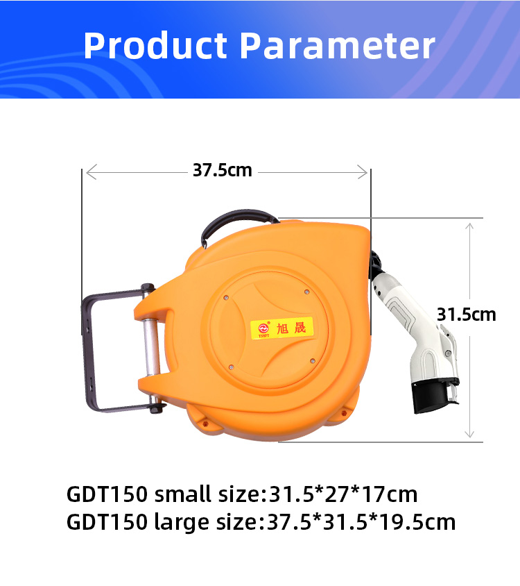 New Energy EV Charger  cable reel Type 2 to Type 1 16A to 32A Chargers for Electric Vehicles Bus station