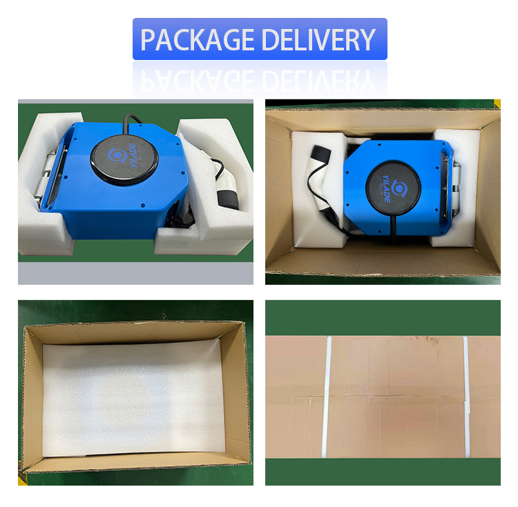 Retractable Charge Cable Type 2 to Type 1 3.5KW to 7KW Electric Car Charging Cable Reel
